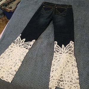 crochet bell bottom pants